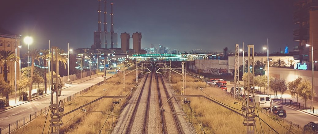 London Industry at Night